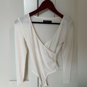 Abercrombie Wrap Top Bodysuit
